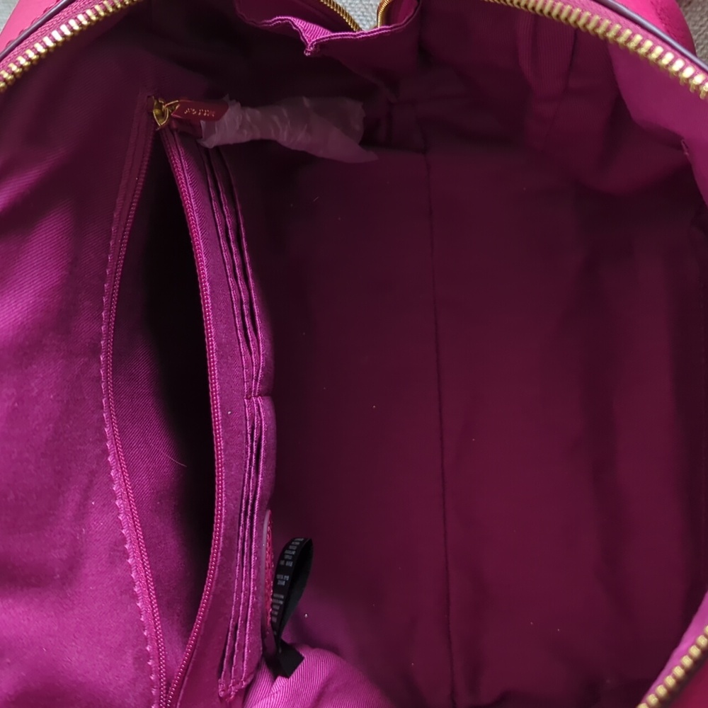 Fossil Rare Raspberry Pink Leather Sydney Satchel Bag - Picture 10 of 10